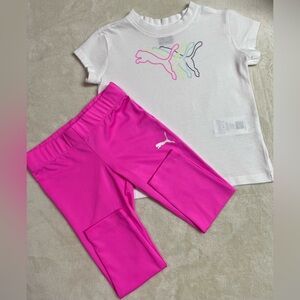Puma Toddler Girl 2 Piece Set 3T NWOT